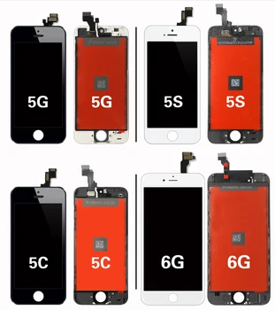AAAA++++ Pre iPhone 5 5S 5C 6 6S 6Plus 6SPlus LCD s Perfektnou 3D Digitalizátorom. MOUNT s Dotykový Displej