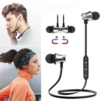 Bezdrôtový Headset Bluetooth Šport Stereo Hudobné Slúchadlá Pohodlné Slúchadlá Magnetické Slúchadlo v uchu Slúchadlá s Mikrofónom Vitog YYK