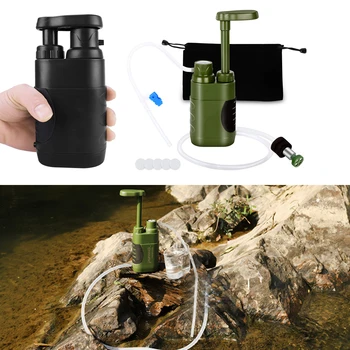 Vonkajší Vodný Filter Filtračný Systém Prenosné Camping Čistička Vody Na Núdzové Zásobovanie Pitnou Vodou Filtrovanie Nástroj Prežitia 0