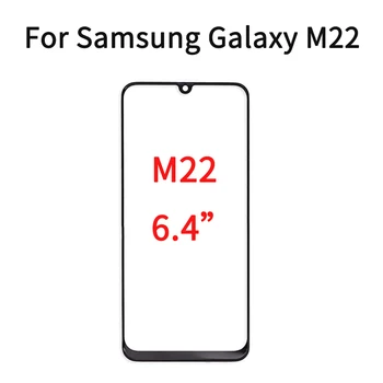 Pre Samsung Galaxy M22 Dotykový Panel Predný Vonkajšie Sklo Objektívu M22 M225 Predné Sklo LCD S OCA Náhradné