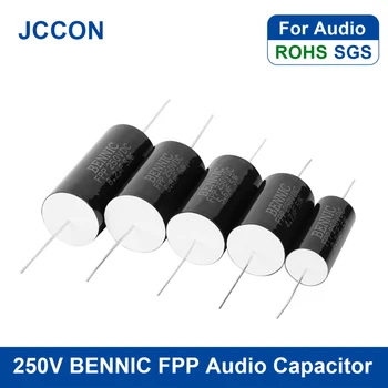 2 ks BENNIC BENNIC FPP Série Kovovým Polypropylénový Film Kondenzátor pre fanúšikov 250V 1.0 uF-18uF HiFi Frekvencia-Rozdelené Audio