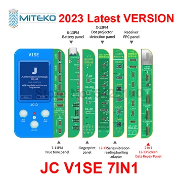 JC V1SE Programátor Dot Projektor Fotosenzitívne Pôvodný Farebný Dotykový Šok Batérie Odtlačkov prstov SN Reader pre 7 8 8P X 11 12