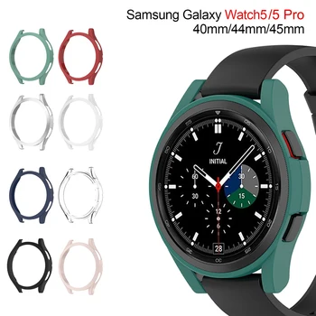 Hodinky puzdro pre Samsung Galaxy Watch 5 40 mm 44 mm,Pevný PC Nárazníka Nastaviť pre Sledovať Galaxy 5 All-Around Ochranný Nárazník Shell