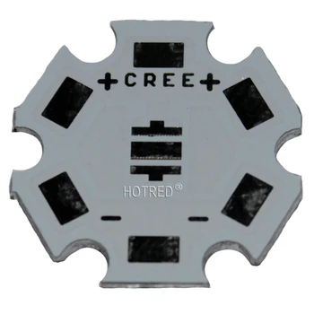 Freeshipping!20 MM CREE XPE/XPG/XTE LED PCB/ Hliníka základová doska/ doska/ PCB LED rada pre CREE LED ,100ks/veľa 0
