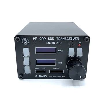 uSOTA-ATU 8 Kapiel USDX HF QRP SDR Prijímača Vstavané ATU-100 Anténny Tuner Dual OLED Displej