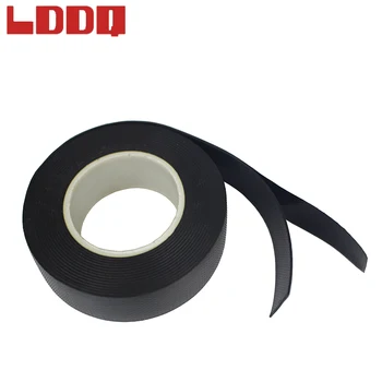LDDQ 5m Samostatne istenie elektrických páska Šírka 25 mm Vysoké napätie izolačné pásky nepremokavé automobilový elektroinštalácie postroj čierna guma
