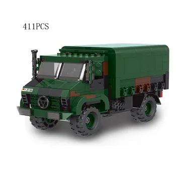 svetovej vojne, vojenské 1:30 rozsahu Unimog truck moc batisbricks blok WW2 armády sily tehly LKW 2T GL vozidla hračky Pre Chlapcov dary 0