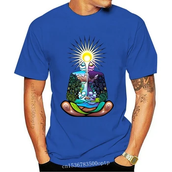 Nové T-Shirt Meditácie Čakra India Goa Jogy Duchovné Vedomé Strom Lifecool Bežné Pride Módne Tričko Tees