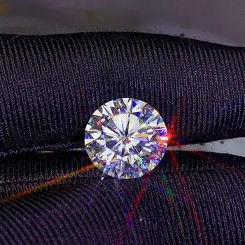 100% 5ct Veľké Zrno Vysoký Oheň Moissanite D Farba VVS1 Jasnosť k Dispozícii vo veľkom Vysokej Šperky, Diamanty