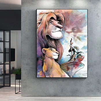 Disney Karikatúry Lion King 5D DIY Diamond Maľovanie na Nový Príchod Plný Diamond Výšivky Mozaiky Cross Stitch Súpravy Domova