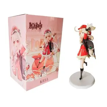 Box 16 CM Nový štýl hry, Anime Genshin Vplyv Klee Iskra Rytier PVC obrázok model hračky, bábiky Ozdoby Ventilátor dary