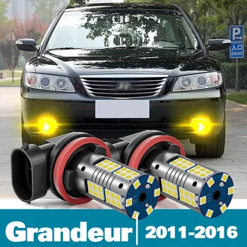 2ks LED Hmlové Svetlo Na Hyundai Grandeur HG Príslušenstvo 2011 2012 2013 2014 2015 2016 0