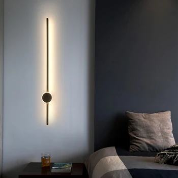 Moderné Sconce LED Nástenné Svietidlá Domáce Vnútorné Dekor Dlho Nástenné Svietidlo Pre obývacie Izby/Spálne Nordic Svietidlo
