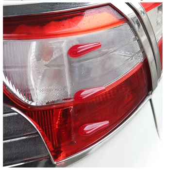 6pcs Universal Car Light Znížená Odolnosť proti Vetru Spojler Pásy Nálepky, Auto Tuning Svetlomety, zadné svetlá, Upravené Deflektor