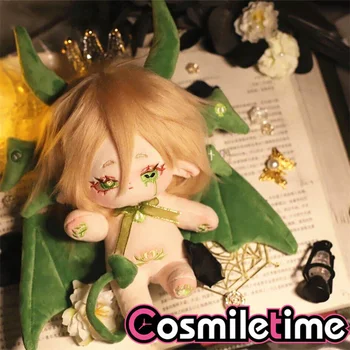 Žiadne atribúty Monster Zelená Diabol Roztomilé Plyšové 20 cm Bábiku Plnené Zdobiť Cospslay Anime Hračka Obrázok Vianočné Darčeky
