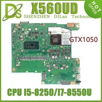 KEFU X560UD Doske Pre asus VivoBook X560 NX560UD X560U X560UD X560UD Notebook Doske W/ I5-8250U I7-8550U GTX105