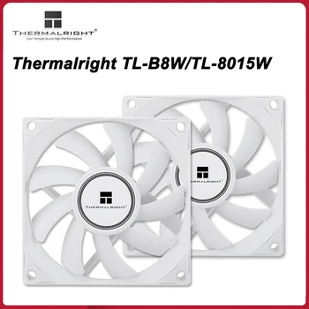 Thermalright TL-B8W/TL-8015W Biely 80 mm Tenký Počítač Prípade Ventilátor 4pin PWM S-FDB V2 ložisko Tichý Ventilátor Chladiča
