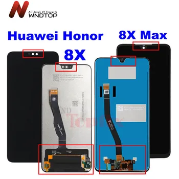 Lcd Pre Huawei Honor 8X LCD Displej Dotykovej Obrazovky Montáž Na Počesť 8X MAX LCD Česť 8X Telefón 8Xmax Obrazovke Náhradné Diely 0
