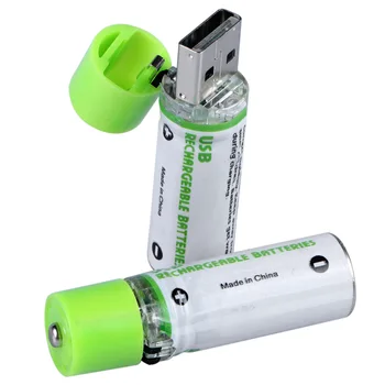 Najlepšie Cena Za 2ks AA Batérie Nimh AA 1.2 V 1450MAH Nabíjateľná Li-ion USB AA 1450 S Farebnými Karty