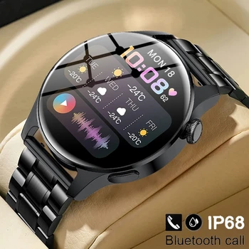 Bluetooth Hovoru Telefón Smart Hodinky Mužov Nepremokavé Šport Fitness Sledovanie Počasia Zobrazenie 2021 Nové Hodinky smartwatch mužov Pre Huawei