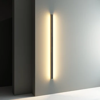 Moderné LED Nástenné Svietidlo Pozadí Dlho Line Wall Svetla, zrkadla, lampy, obývacia izba, spálňa, Nočné Sconce koridoru uličkou Svietidlo