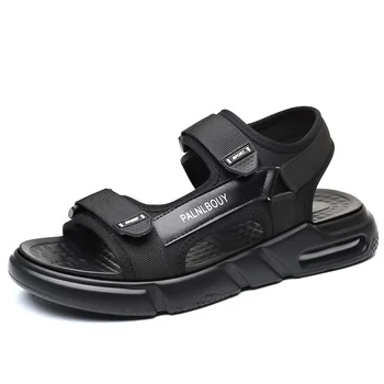 Pánske Sandále 2022 Letné plážové sandále pánske Človeka bežné kožené sandále otvorenú obuv pre mužov, rybolov Nové módne Športové oblečenie Vzduchu