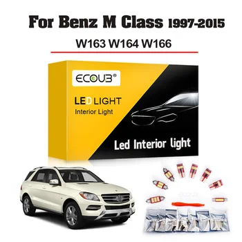 Interiérové LED Svetlo, sada pre Mercedes Benz W166 W164 W163 M Trieda ML 350 400 500 55 63 AMG 270 230 320 430 300 250 (1997-2015)