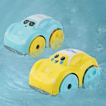 Deti Vaňa Vody, Hranie, Hračky ABS Hodinky Auto Cartoon Vozidla Baby Kúpeľ Hračka pre Deti Darček Obojživelné Autá Kúpeľňa Plávajúce Hračky