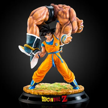 43 cm Dragon Ball Anime Obrázok Goku Výťah Nappa GK Akčné Figúrky PVC Socha Figúrka Model Bábiky Zbierku Hračiek pre Deti Darček