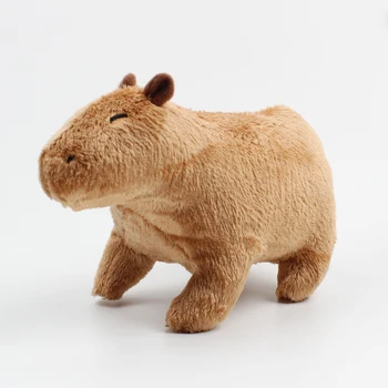 18 cm Načechraný Capybara Oblečenie pre Bábiku Kawaii Capybara plyšová Simulácia Vypchaté Zvieratá pre Deti Darček k Narodeninám Chlapec, Dievča, Plyšové Hračky