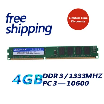 KEMBONA najlepšie predaj Úplne Nové zapečatené DDR3 4gb 1333 PC10600 ploche pamäť KBA1333D3N9/4G dual channel kompatibilný s technológiou INTEL& A-M-D