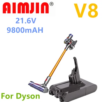 Pre Dyson V8 Vysávač Dc62 Li-ion Batéria 21.6 V 9800mAh
