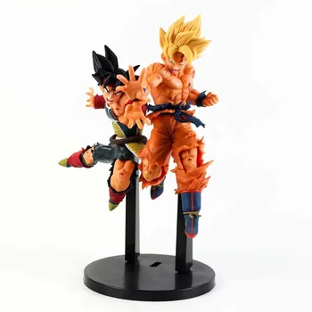 Dragon Ball Akcie Obrázok Goku Lopúch Otec a Syn Budokai Anime Figúrka Bojové Scény Box Model Zberateľskú Hračky