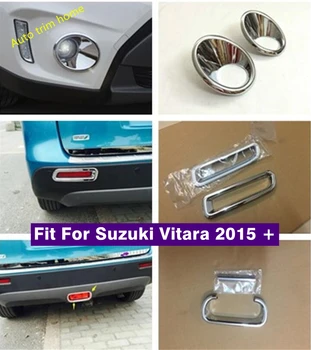 Predné Zadný Nárazník Hmla Brzdové Svetlá, Svetlá Interiéru Rám, Kryt Výbava Pre Suzuki Vitara Escudo 2015 - 2020 Chrome Vonkajšie Príslušenstvo