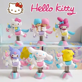 Nové Sanrio Série Toy Obrázok Kolotoč Kuromi Hello Kitty Little Dvojča Hviezdy Cinnamoroll Bábika Nábytok Ozdoby Deti Darčeky