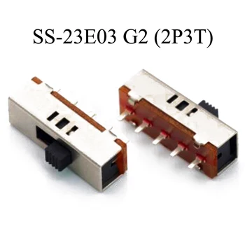 YuXi 5 ks/veľa SS-23E03G2(2P3T) Prepínač Vŕtačku Spínač 3 Súbory Príslušenstvo Switch Prepne