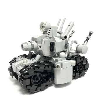 MOC Akčné Obrázok Metal Slug Tank Super Vozidla 001 Stavebné kamene, Tehly Zmontované DIY Model Vzdelávacie Hračky Pre Deti Darček