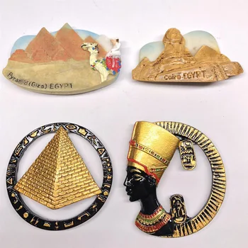 Egyptské Pyramídy Sphinx Prihlásiť 3D Magnety na Chladničku Egypt cestovného Ruchu Suvenírov Chladnička Magnetických Nálepiek Domov Decortion Darčeky