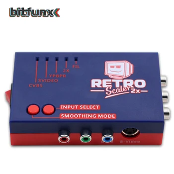 Pôvodné Bitfunx RetroScaler2x/V Converter, a Line-doubler Retro Hry Konzoly na PS2/N64/NES/SEGA