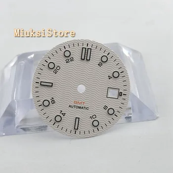 1PCS 31mm sterilné biele hodinky Dial Fit ETA 2836/2824 DG2813/3804 Miyota 8215 821A 8205 automatický pohyb P933-N