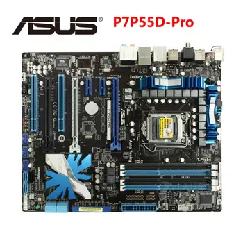 ASUS P7P55D Pro základná Doska DDR3 16GB P55 P7P55D-PRO Desktop LGA 1156 Doske Systemboard SATA II PCI-E X16 AMI BIOS