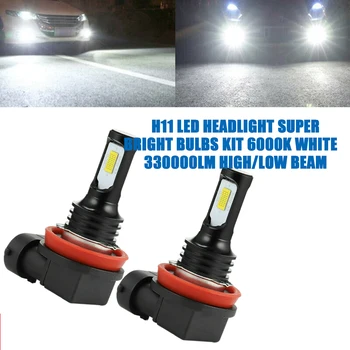 2 KS Automobilov, LED Predné Hmlové Svietidlo H8/H11 80W Super Svetlé Anti Fog Lampa Auto Svetlo 80W Svetlomety Vodotesný, Prachotesný 0