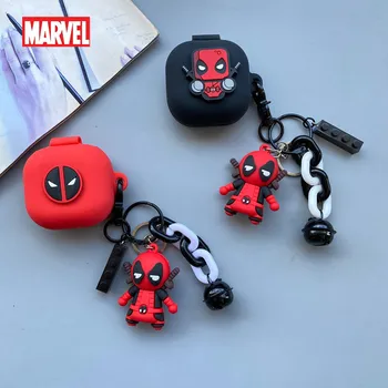 Cartoon Marvel Deadpool Slúchadlá obal pre Samsung Galaxy Puky 2/Live/Pro Silikónový Ochranný Kryt pre Samsung S prívesok