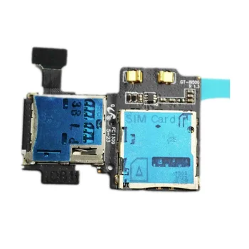 Pre Samsung Galaxy S4 GT-I9500 I9505 I337 M919 I545 L720 R970 SIM Kartu A MicroSD Karty Držiak Konektora Flex Kábel 0