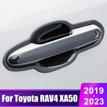 Pre Toyota RAV4 2019 2020 2021 2022 2023 RAV 4 XA50 Hybrid Nerezové Dvere Auta Rukoväť Miska Kryt na Ochranu Výbava Príslušenstvo