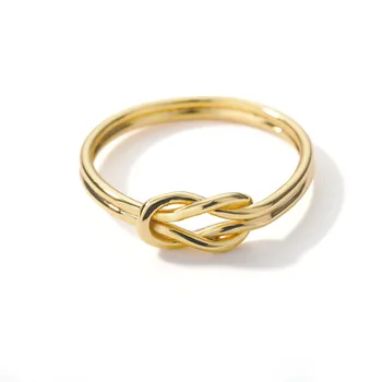 Uzol Infinity Prstene Pre Ženy, Dievčatá Z Nehrdzavejúcej Ocele Prst Prsteň Vintage Šperky Anillos Bague Femme 0