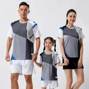 Bedminton T-Shirt Muži/Ženy, Deti tenisové tričko Rýchle Suché, Krátke Rukáv cvičení Priedušná Košele Pre Mužov Ženy