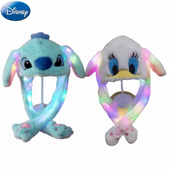 Disney ' Lilo & Stitch Roztomilé Řeřavý Čiapky Plyšové Výšivky Žien Klobúk Donald Duck Daisy hlavový most pre Deti, Plyšové Hračky