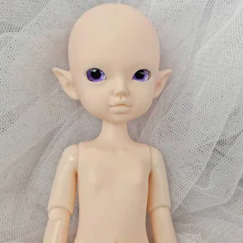 22 cm Heigh Ľudského/ Elf Bábika DIY Žiadny Make-Up BJD Bábika Normálnej Pokožky Nahé Bábika Náhodné Oči 0