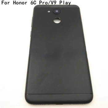 Pôvodný Pre Huawei Honor V9 Hrať Batérie Zadný Kryt Na Huawei Honor 6C Pro Zadné Bývanie Kovové Zadné Dvere, Bočné tlačidlá +Logo